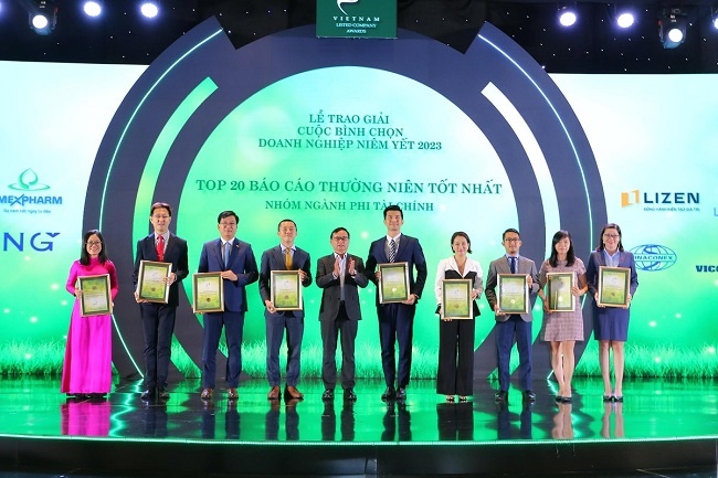 Top 20 doanh nghiệp nhận giải BCTN tốt nhất – nhóm phi tài chính.