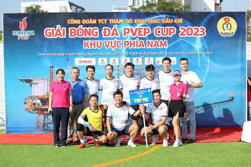 Sôi nổi Giải bóng đá PVEP CUP khu vực phía Nam năm 2023