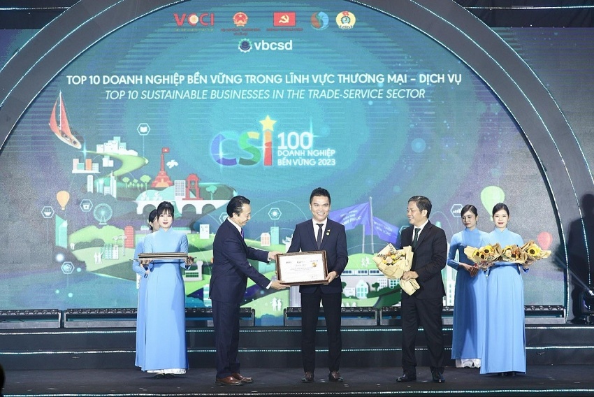VCCI trao Giải thưởng tôn vinh các doanh nghiệp tăng trưởng bền vững