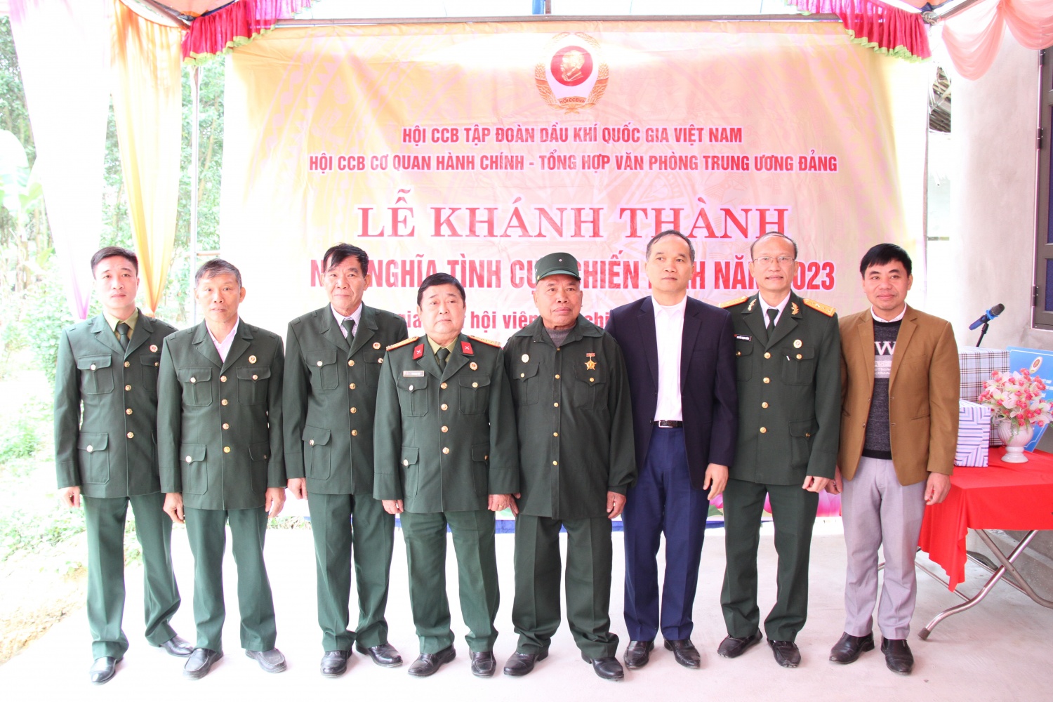 Khánh thành 2 căn nhà nghĩa tình CCB do Petrovietnam tài trợ tại tỉnh Tuyên Quang