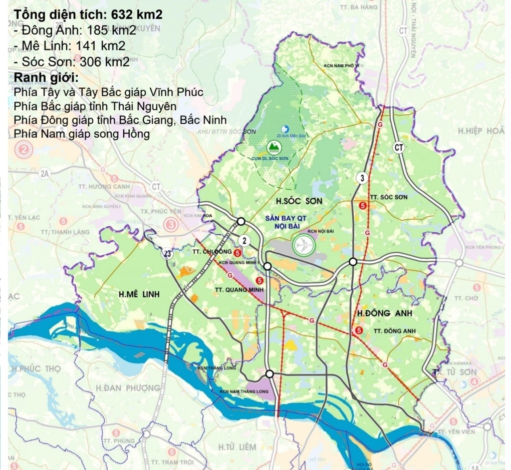 Hà Nội nghiên cứu có thêm thành phố phía Nam - 1