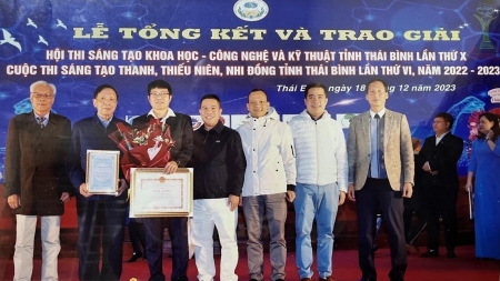 Ban QLDA ĐLDK Thái Bình 2 đạt giải cao tại Hội thi Sáng tạo Khoa học - Công nghệ và Kỹ thuật tỉnh Thái Bình