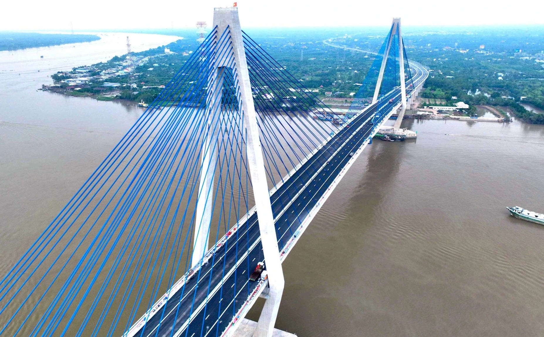 Cầu dây văng 5.000 tỷ đồng do kĩ sư Việt xây dựng, kết nối TPHCM - Cần Thơ
