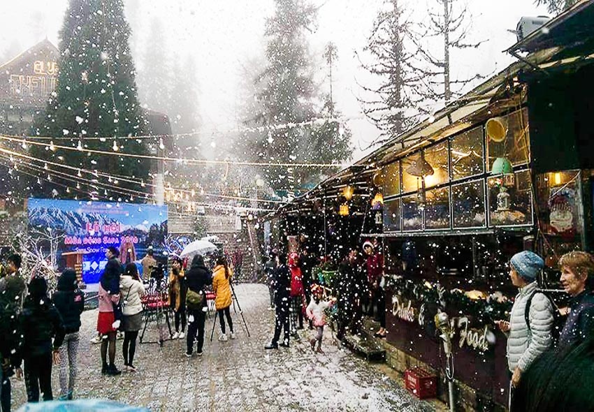 Đón Giáng sinh với lễ hội tuyết Sa Pa năm 2023