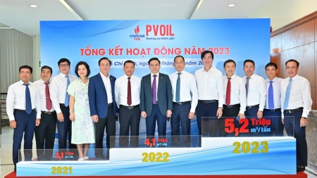 Năm 2023, PVOIL đạt mốc sản lượng mục tiêu của năm 2025