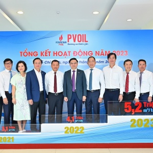 Năm 2023, PVOIL đạt mốc sản lượng mục tiêu của năm 2025