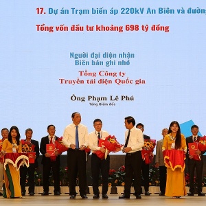 Kiên Giang hợp tác với EVNNPT xây dựng Trạm biến áp 220kV An Biên và đường dây đấu nối