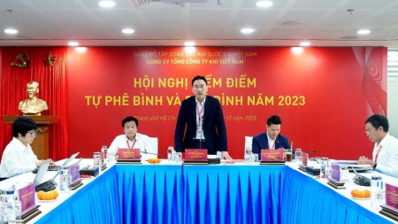 Đảng ủy Tổng công ty Khí Việt Nam tổ chức Hội nghị kiểm điểm, tự phê bình và phê bình năm 2023