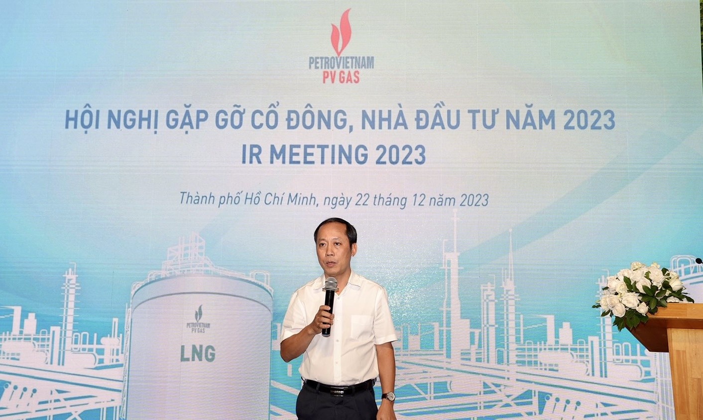 Phó Tổng Giám đốc PV GAS Phạm Đăng Nam gửi lời cảm ơn sâu sắc đến các cổ đông và các nhà đầu tư đã đến tham dự Hội nghị.