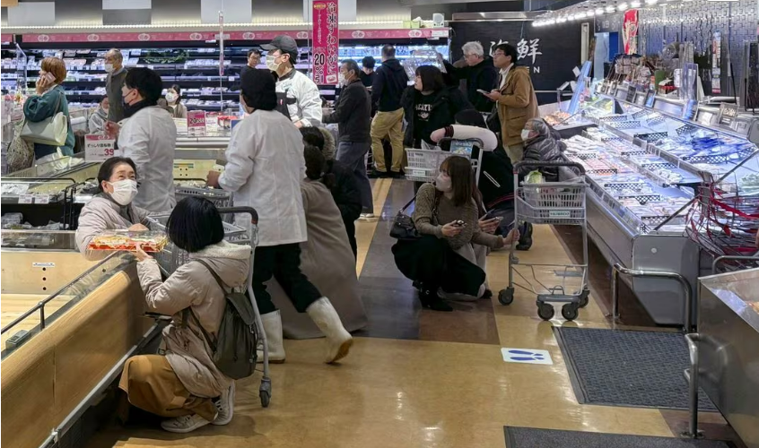 Động đất kinh hoàng gây thiệt hại nặng nề ở Nhật Bản