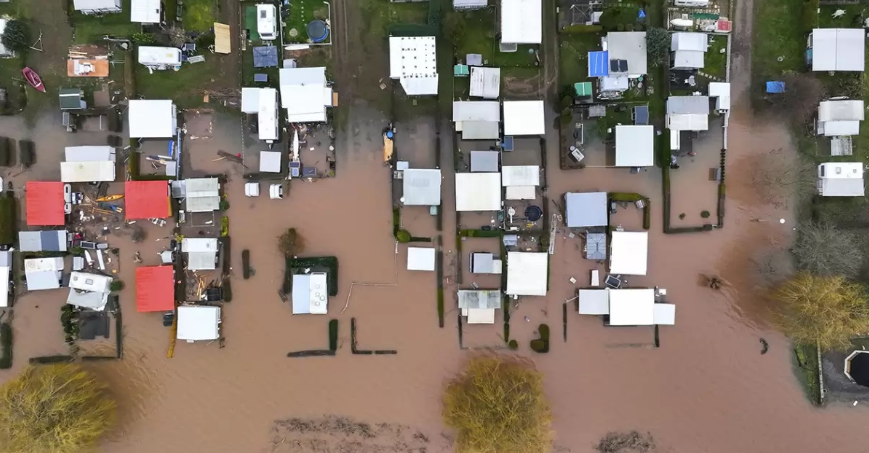 [Chùm ảnh] Mưa lớn, lũ lụt tại nhiều vùng của nước Đức