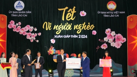 Petrovietnam hỗ trợ Tết vì người nghèo tỉnh Lào Cai