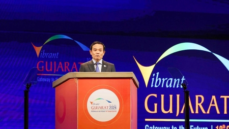 Phó Thủ tướng Trần Lưu Quang tham dự và phát biểu tại Hội nghị thượng đỉnh toàn cầu Gujarat đầy sức sống lần thứ 10