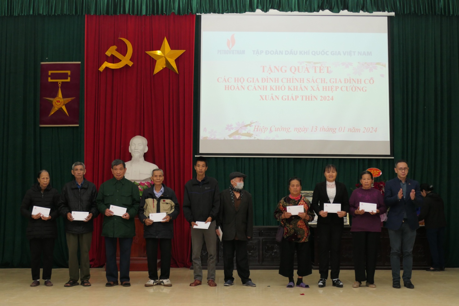Petrovietnam thực hiện công tác an sinh xã hội tại xã Hiệp Cường, Hưng Yên