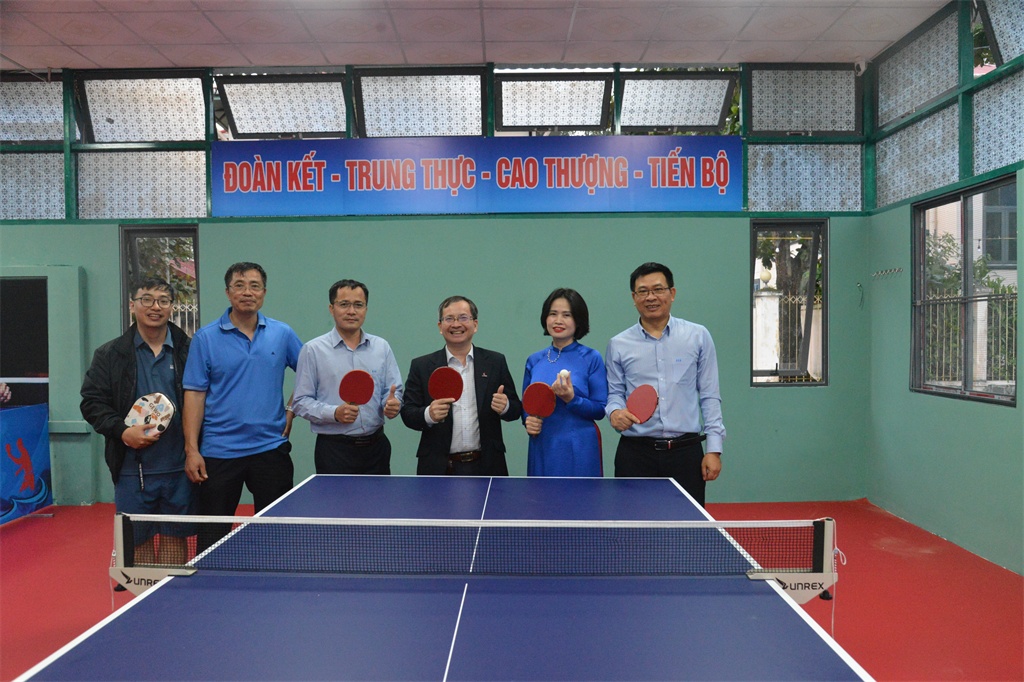 BSR khánh thành Nhà thi đấu Bóng bàn - Cờ vua tại Khu tập thể Dầu khí Đê bao Sông Trà BSR khánh thành Nhà thi đấu Bóng bàn - Cờ vua tại Khu tập thể Dầu khí Đê bao Sông Trà