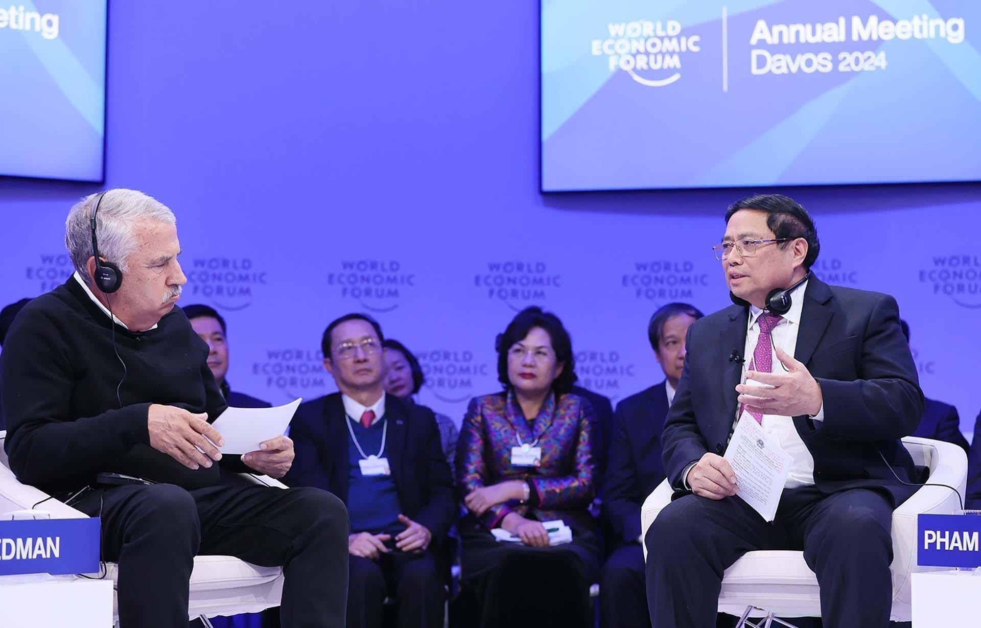Thủ tướng Phạm Minh Chính phát biểu tại Đối thoại chính sách ‘Việt Nam: Định hướng tầm nhìn toàn cầu’