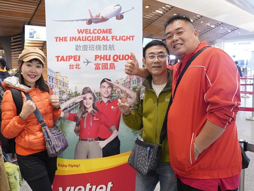 Rộn ràng đón xuân cùng đường bay mới Phú Quốc - Đài Bắc của Vietjet