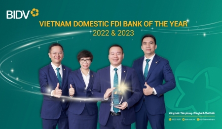 BIDV - Ngân hàng phục vụ khách hàng FDI tốt nhất Việt Nam 2023