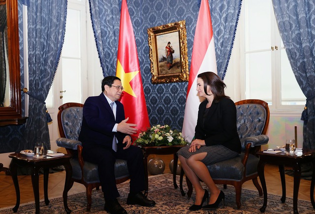Thủ tướng Chính phủ Phạm Minh Chính đã hội kiến Tổng thống Hungary Katalin Novak