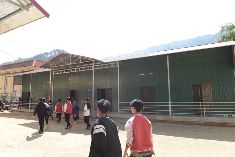 Hội CCB Tập đoàn hỗ trợ xây dựng ký túc xá cho học sinh nghèo huyện Mù Cang Chải, Yên Bái