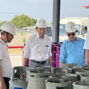PV GAS/PV GAS LPG và đối tác Nhật Bản tổng kết giai đoạn đầu dự án hợp tác quản lý phân phối LPG bằng mã vạch