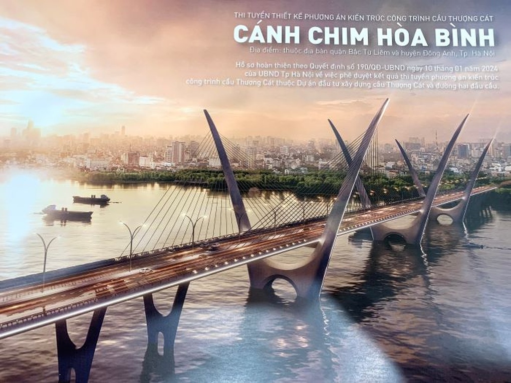 3 ý tưởng thiết kế cầu Thượng Cát bắc qua sông Hồng - 1