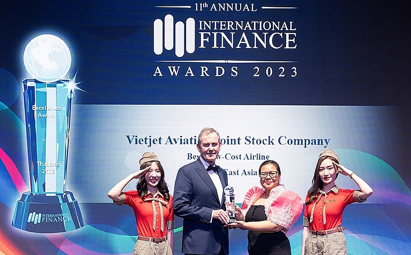 Tạp chí International Finance vinh danh Vietjet Air với loạt giải thưởng dẫn đầu về quản trị tài chính và hàng không