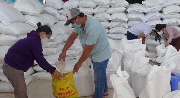 Xuất cấp hơn 7 nghìn tấn gạo cho 9 địa phương