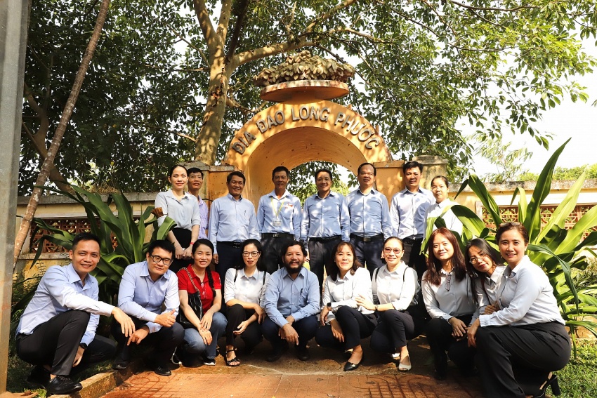 Đảng ủy PVU tổ chức giáo dục truyền thống lịch sử tại Địa đạo Long Phước, Bà Rịa - Vũng Tàu