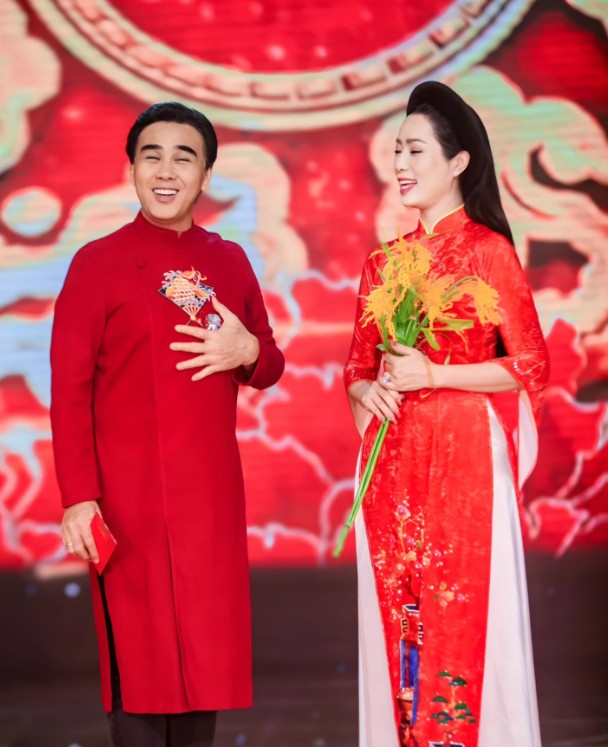 Trịnh Kim Chi và Quyền Linh cũng gây chú ý khi góp mặt trong chương trình (Ảnh: Nhân vật cung cấp).