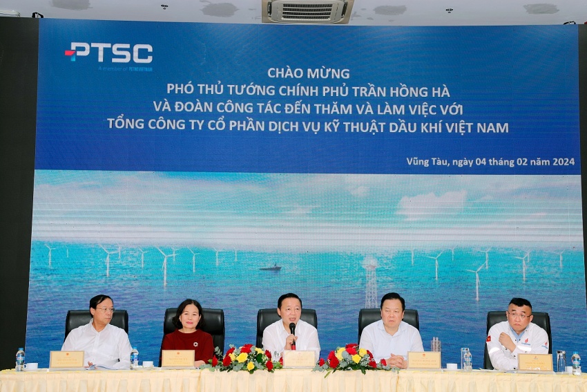 Phó Thủ tướng Chính phủ Trần Hồng Hà thăm và làm việc tại PTSC