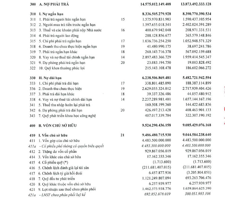 Quý IV/2023, Viglacera báo lỗ sau thuế 48,6 tỷ đồng