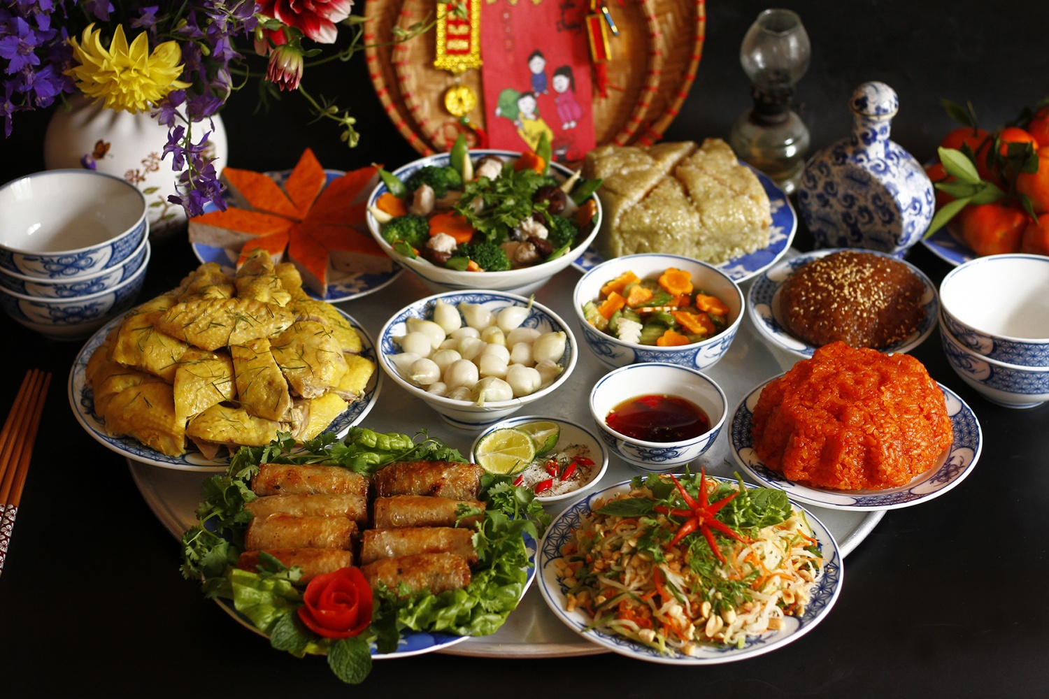 Những món ăn không thể thiếu trong mâm cỗ Tết truyền thống của miền Bắc