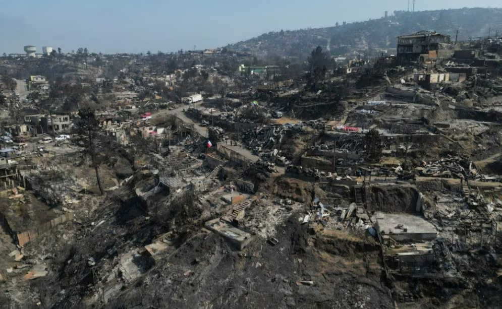 Chile có nguy cơ lặp lại các vụ cháy rừng chết người do biến đổi khí hậu