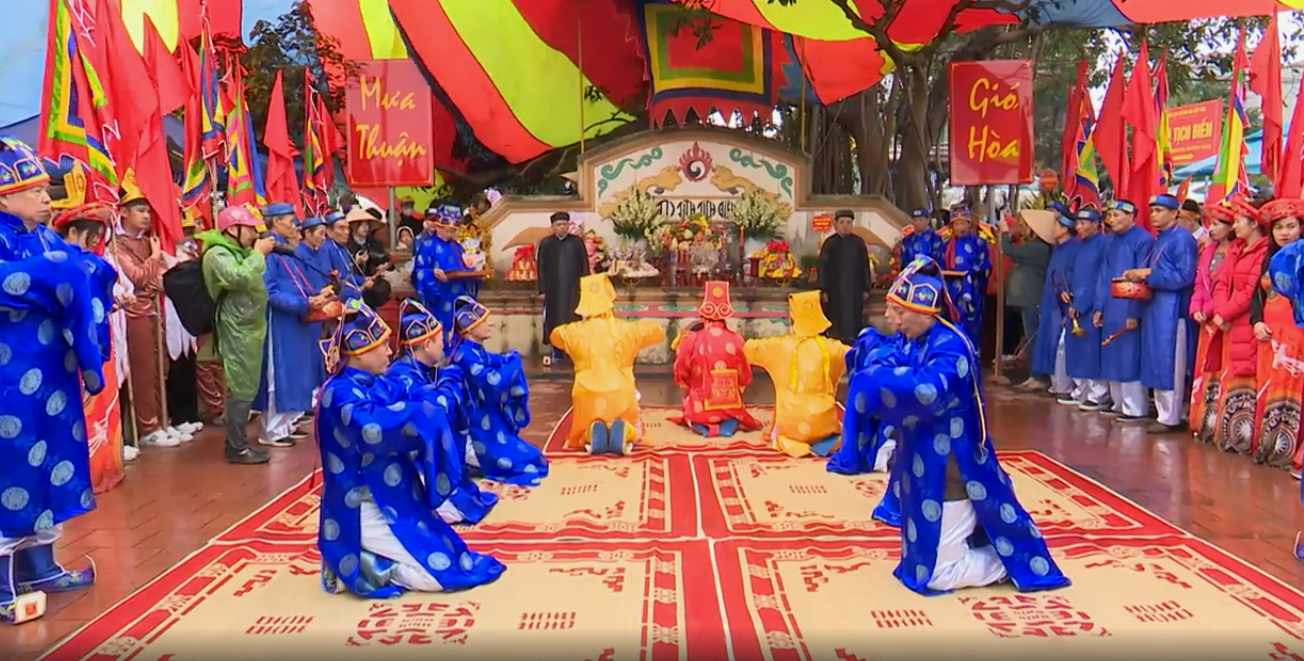 Độc đáo lễ hội “Vua Hùng dạy dân cấy lúa” ở Phú Thọ