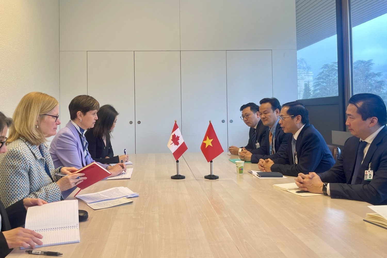 Bộ trưởng Ngoại giao Bùi Thanh Sơn gặp Cao ủy Nhân quyền LHQ