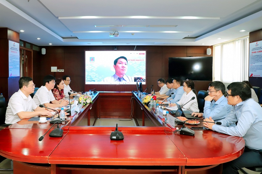 Công đoàn Dầu khí Việt Nam đến thăm và làm việc với Trường Đại học Dầu khí Việt Nam