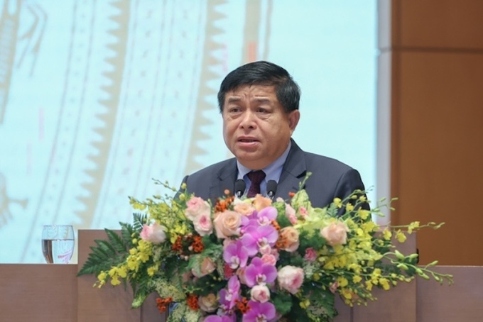 Bộ trưởng Kế hoạch & Đầu tư Nguyễn Chí Dũng phát biểu tại buổi gặp mặt doanh nghiệp Nhà nước, sáng 3/3. Ảnh: VGP