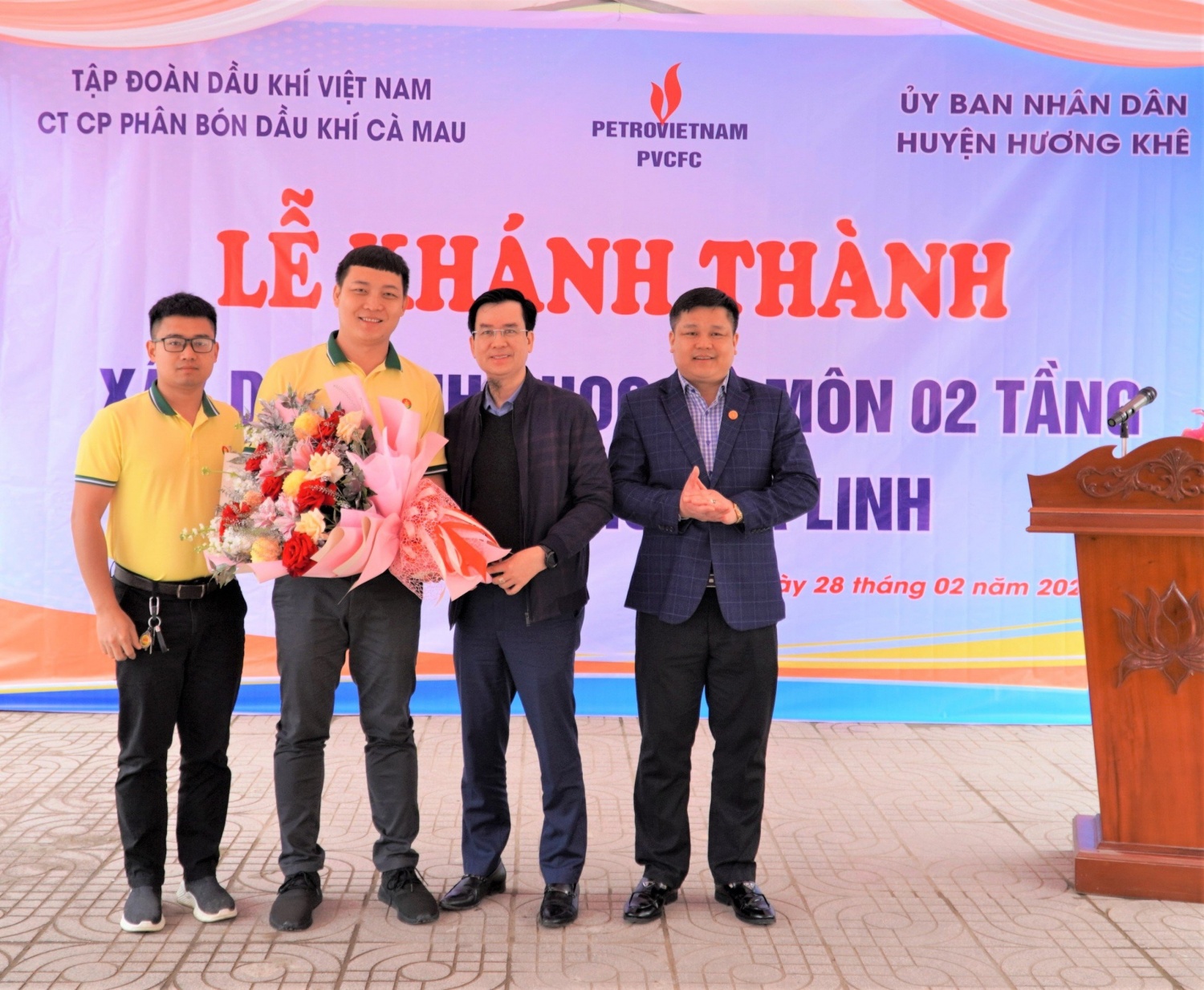 PVCFC tài trợ 5 tỷ đồng xây dựng phòng học tại Hà Tĩnh