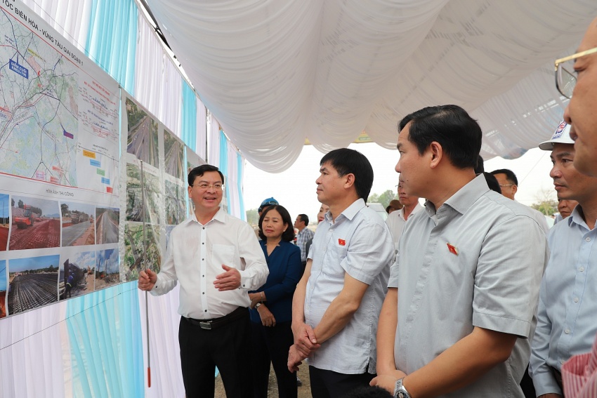 Đoàn giám sát của Quốc hội khảo sát một số dự án trọng điểm tại Bà Rịa - Vũng Tàu