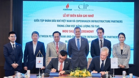 Petrovietnam và Copenhagen Infrastructure Partners (Đan Mạch) ký kết Biên bản ghi nhớ hợp tác trong lĩnh vực năng lượng tái tạo