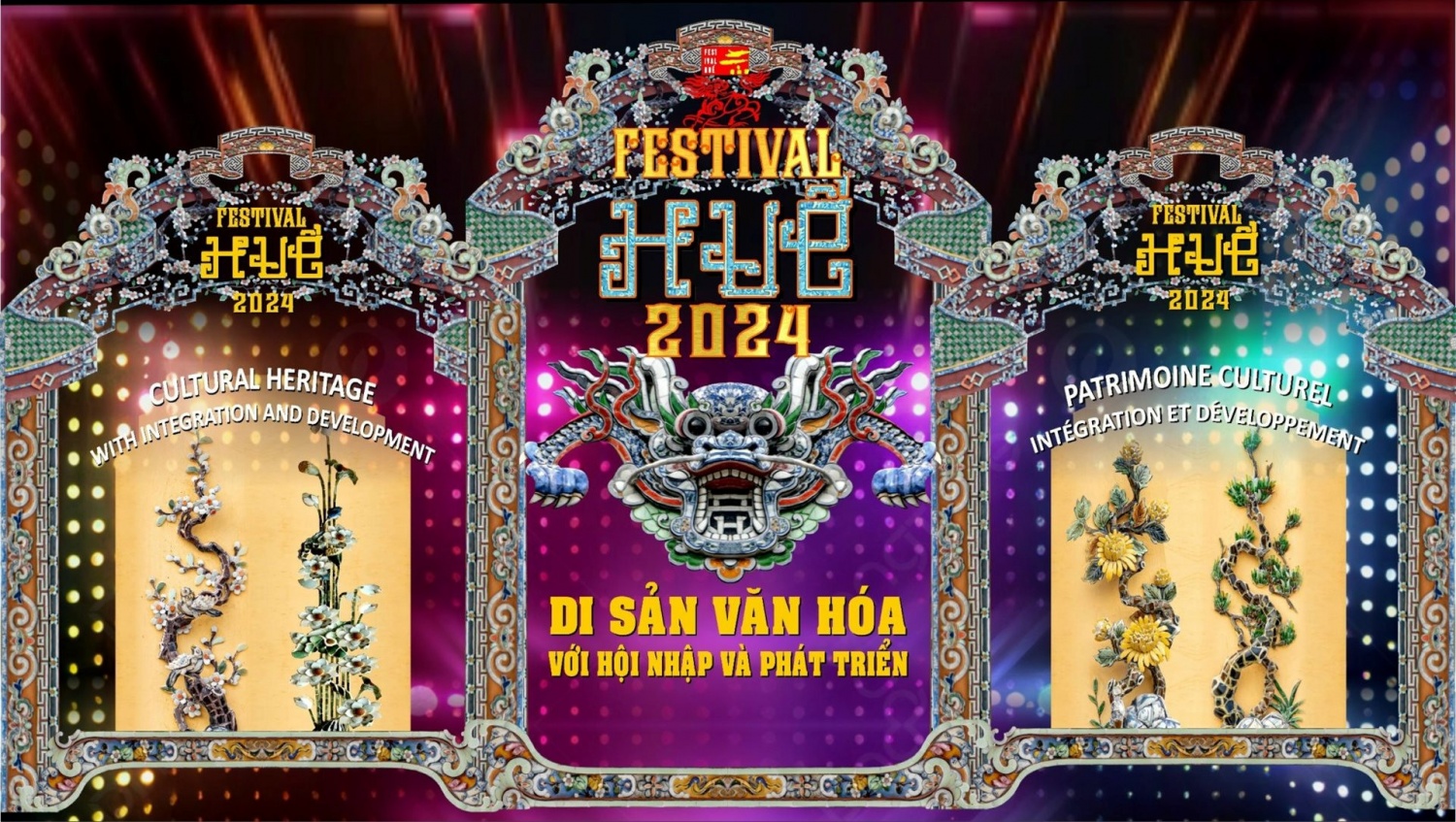 Poster chính thức của Festival Huế 2024.