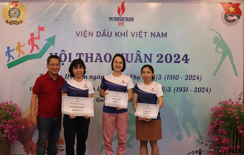 Sôi nổi Hội thao của Viện Dầu khí Việt Nam