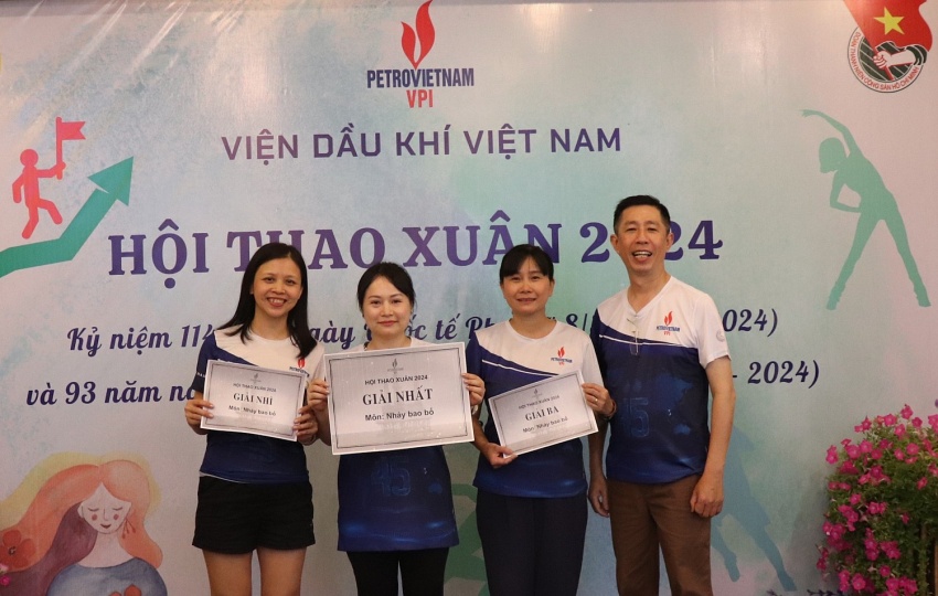 Sôi nổi Hội thao của Viện Dầu khí Việt Nam