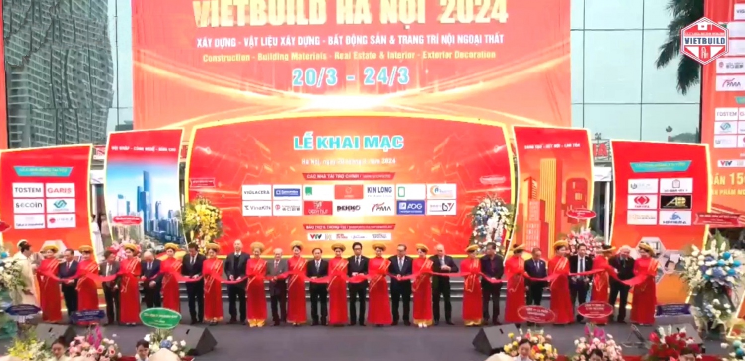 Gần 1.500 gian hàng tham gia Vietbuild Hà Nội 2024 - lần I