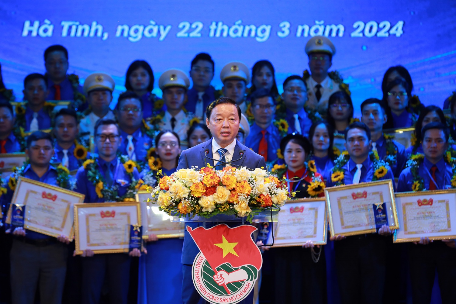 Phó Thủ tướng Trần Hồng Hà: Đoàn Thanh niên tiếp tục đổi mới phương thức tổ chức, hoạt động sinh động, gắn bó chặt chẽ với những vấn đề thực tiễn của đời sống; tránh phong trào, hình thức, hành chính hóa - Ảnh: VGP/Minh Khôi