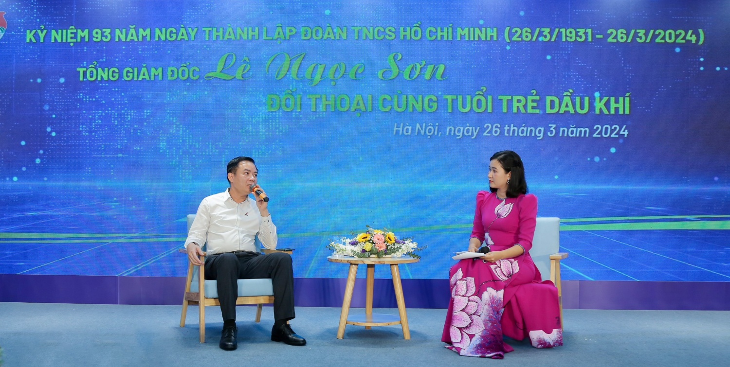 (LIVE) Tổng Giám đốc Petrovietnam Lê Ngọc Sơn đối thoại với đoàn viên, thanh niên Dầu khí về làm mới động lực cũ, bổ sung động lực mới