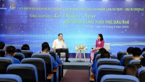 (LIVE) Tổng Giám đốc Petrovietnam Lê Ngọc Sơn đối thoại với đoàn viên, thanh niên Dầu khí về làm mới động lực cũ, bổ sung động lực mới