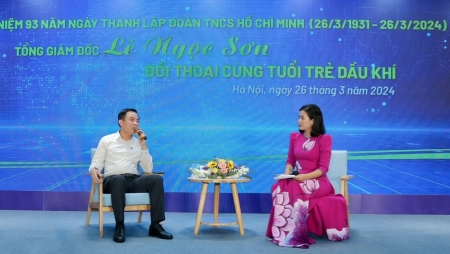 [PetroTimesTV] Tổng Giám đốc Petrovietnam Lê Ngọc Sơn đối thoại với đoàn viên thanh niên Tập đoàn