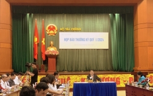 Bộ Tài chính tổ chức họp báo thường kỳ quý I-2024